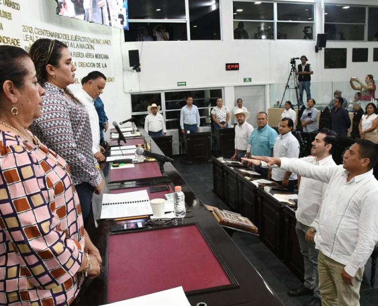 Congreso de Tabasco toma protesta a nuevos titulares