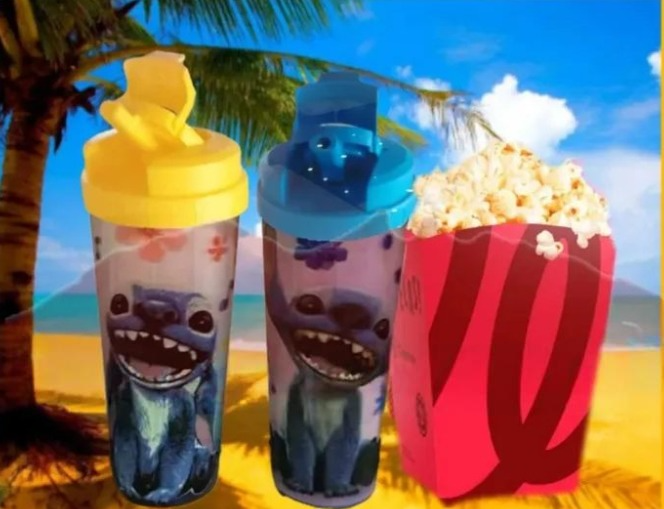 ¡Cinemex confirma precios palomeras con diseños de Lilo & Stitch que te van a sorprender!