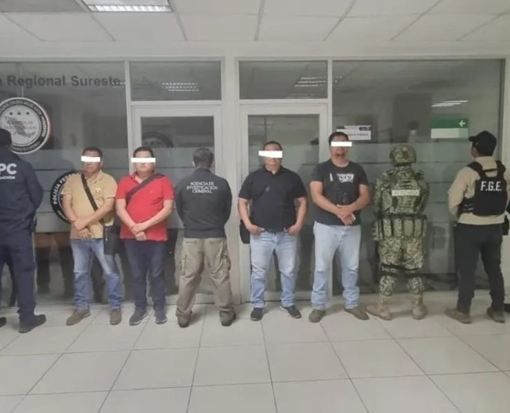 Detienen a 30 personas por robo de maquinaria en Centro