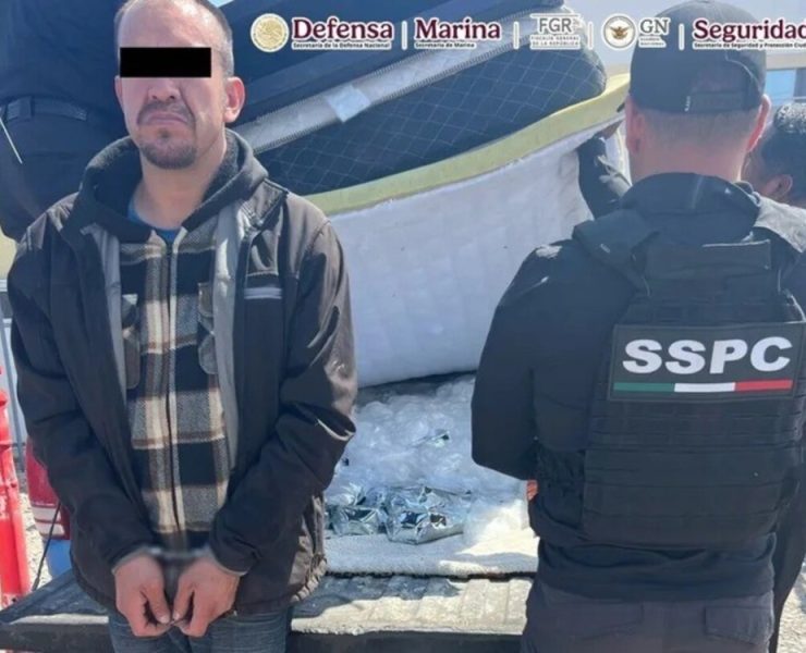 Detienen a sujeto con más de 200 kg de metanfetaminas