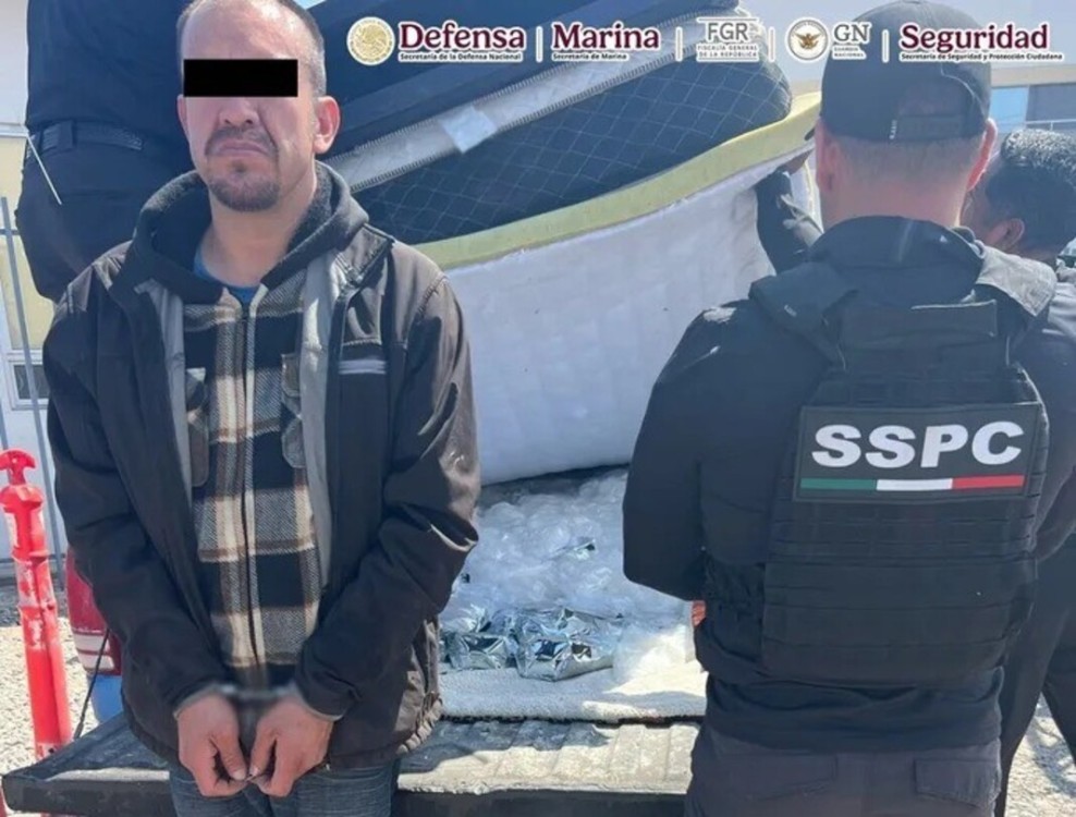 Detienen a sujeto con más de 200 kg de metanfetaminas