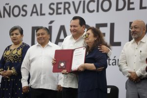 El Gobernador Joaquín Díaz Mena aseguró que el magisterio es el cambio profundo en Yucatán