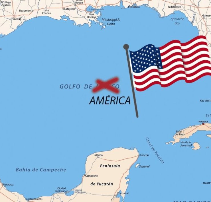 EU aprueba renombrar el Golfo de México como “Golfo de América”