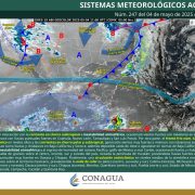 El SMN prevé Frentes fríos, tormentas y calor extremo