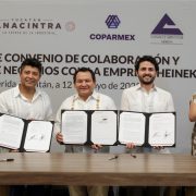 Firma del convenio de colaboración del Gobierno del Estado y la empresa Heineken fortalece desarrollo económico en Yucatán