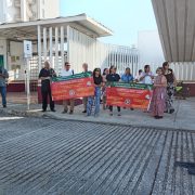 Protesta justa UNTyPP Sección 6 de Ciudad del Carmen