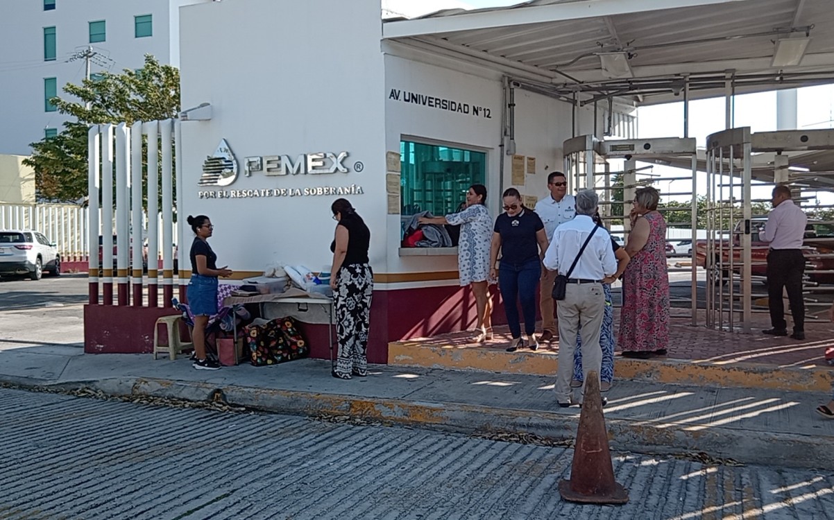 Protesta justa UNTyPP Sección 6 de Ciudad del Carmen