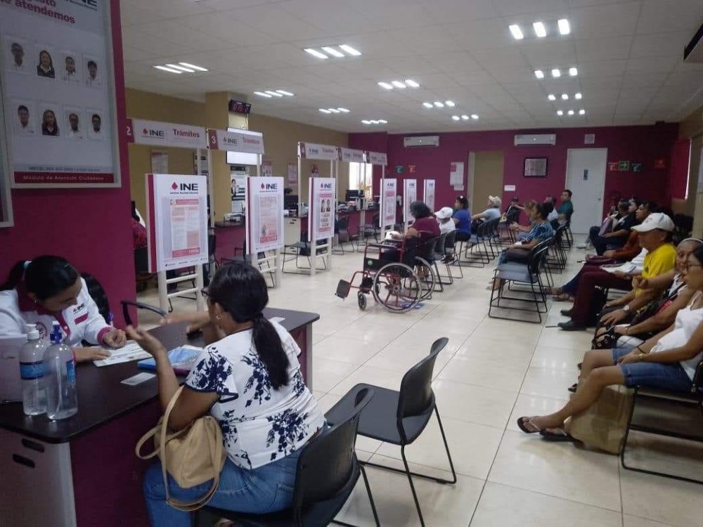 Más de 700 mil ciudadanos en la lista nominal del INE Campeche