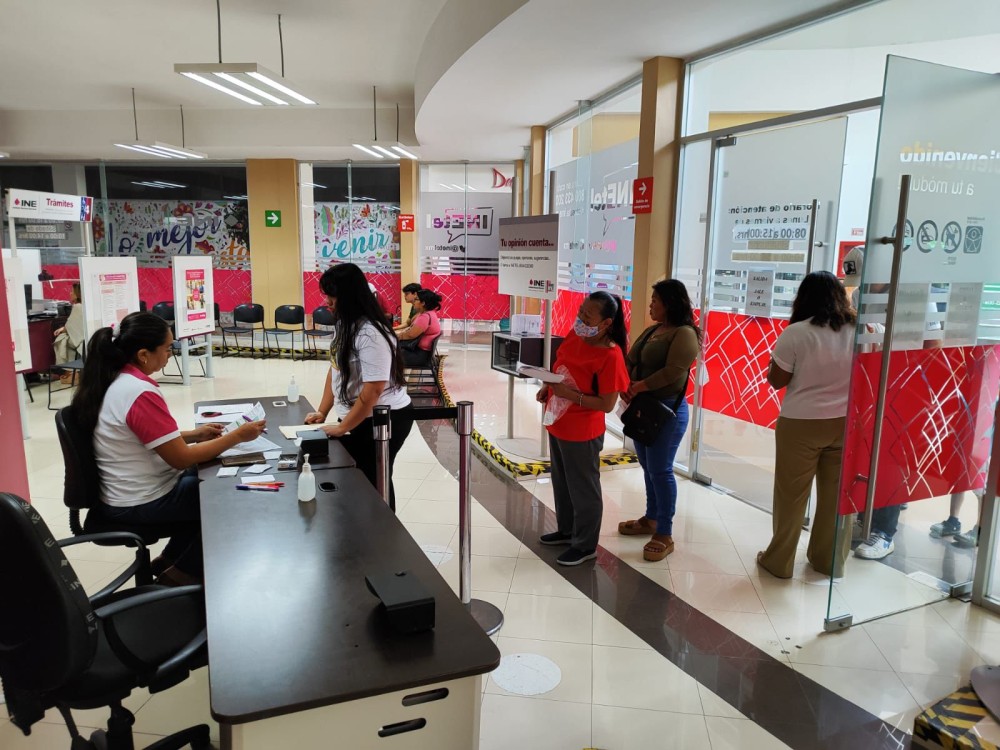 Más de 700 mil ciudadanos en la lista nominal del INE Campeche