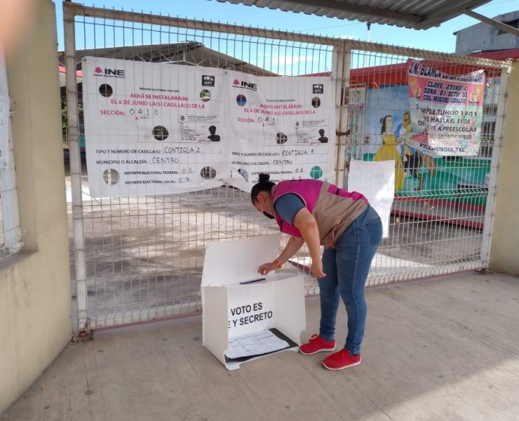 INE Tabasco llama a estar atentos