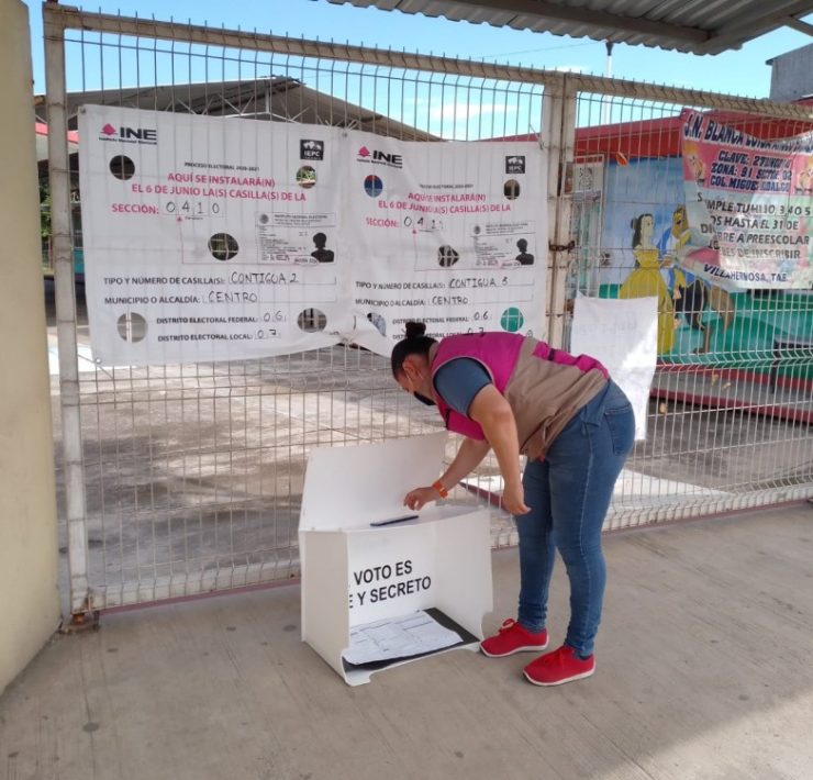 INE Tabasco llama a estar atentos