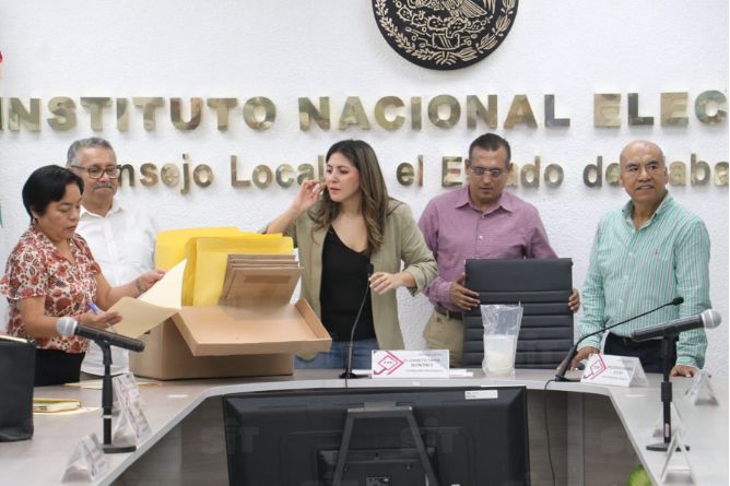 INE en Tabasco implementa voto anticipado para elecciones