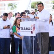 Tabasco unido, en paz y reafirma su transformación: Javier May Rodríguez.