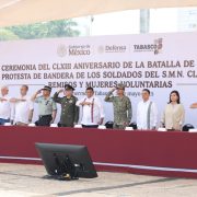 Javier May encabeza la conmemoración del 163 aniversario de la Batalla de Puebla