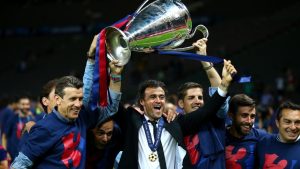 En el 2015, conquistó su primer Champions League, como entrenador del Barcelona.