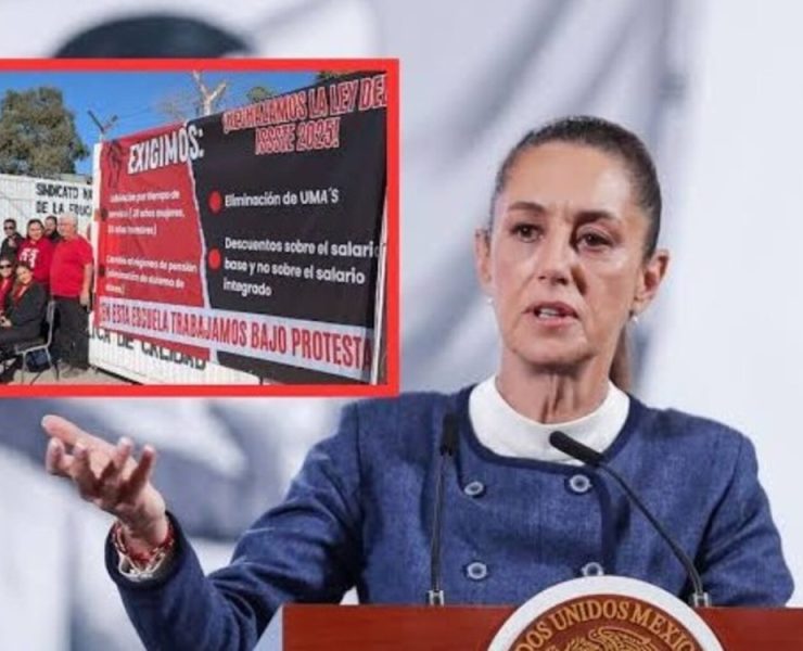 Maestros solicitan reunión con Sheinbaum