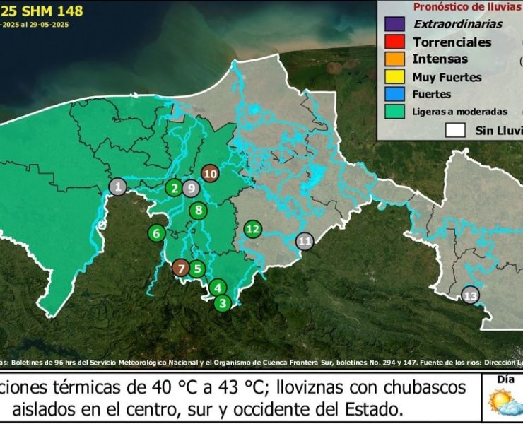 Ola de calor y riesgo de incendios en Tabasco