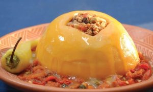 El queso relleno es un platillo popular en la Península de Yucatán.