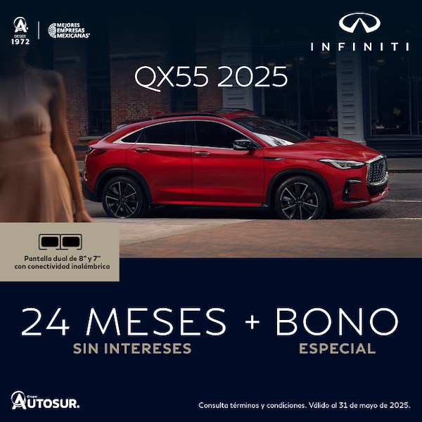 Promociones por modelo Infiniti 2025