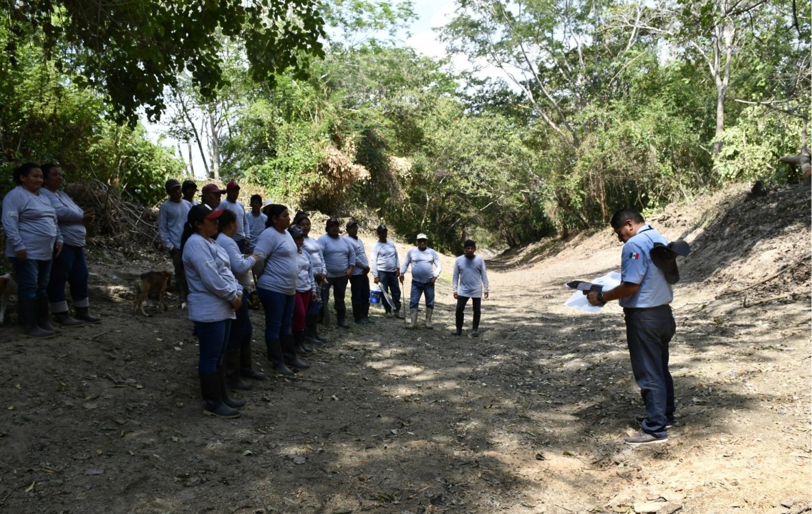 Personal del APFF supervisa avances de recuperación de cuerpos de agua