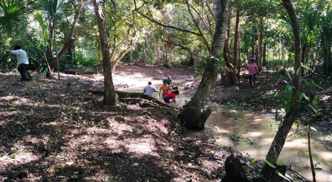 Personal del APFF supervisa avances de recuperación de cuerpos de agua