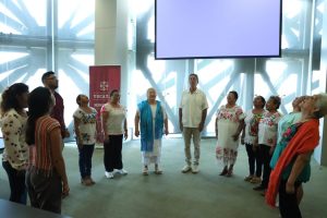 Taller de Formación para Instructoras del Arte Textil en las instalaciones del Gran Museo del Mundo Maya