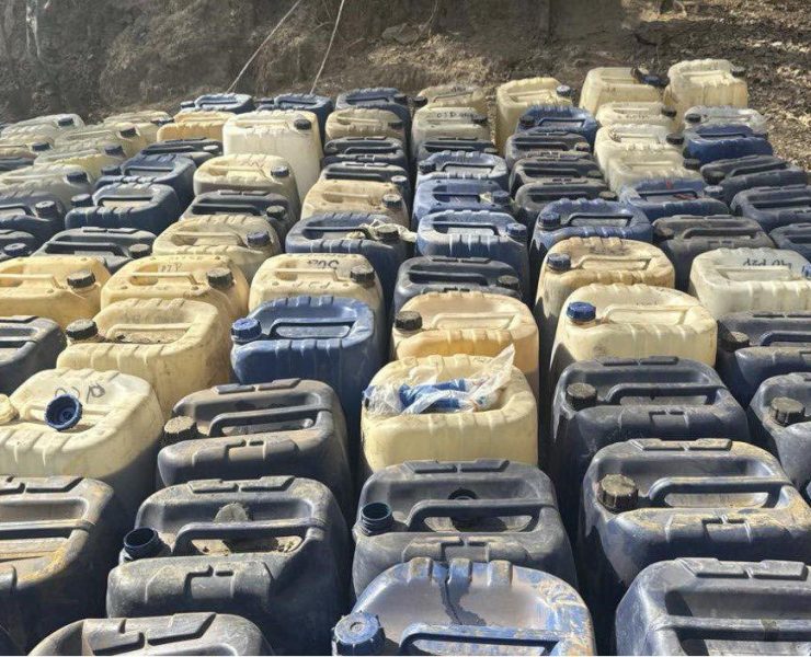 Siguen decomisando combustible extranjero