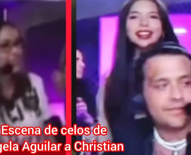 VIDEO: Supuesta escena de celos de Ángela Aguilar a Christian Nodal