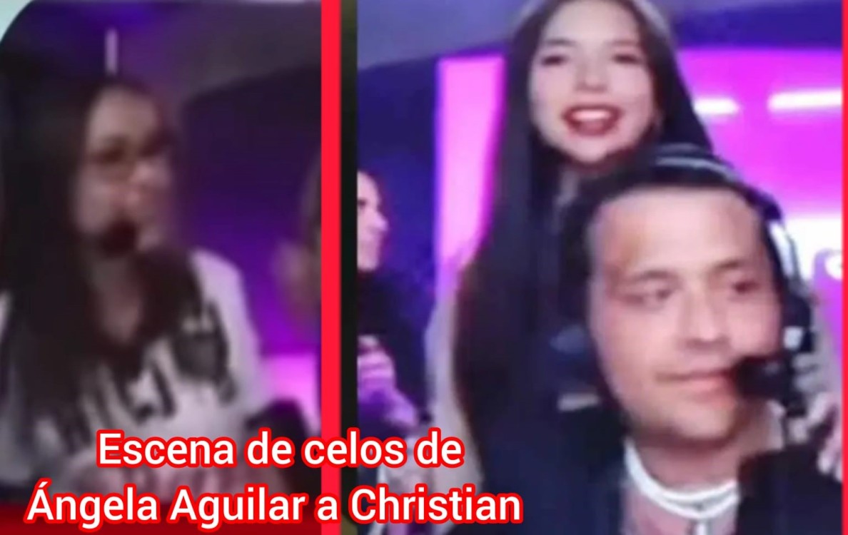 VIDEO: Supuesta escena de celos de Ángela Aguilar a Christian Nodal