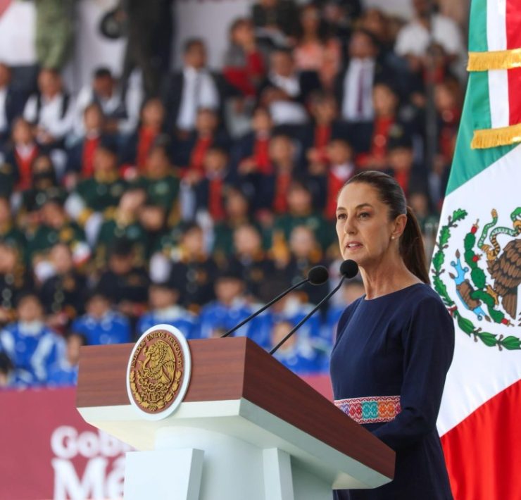 Sheinbaum envía mensaje de soberanía al mundo desde Puebla en su primer acto oficial del 5 de Mayo