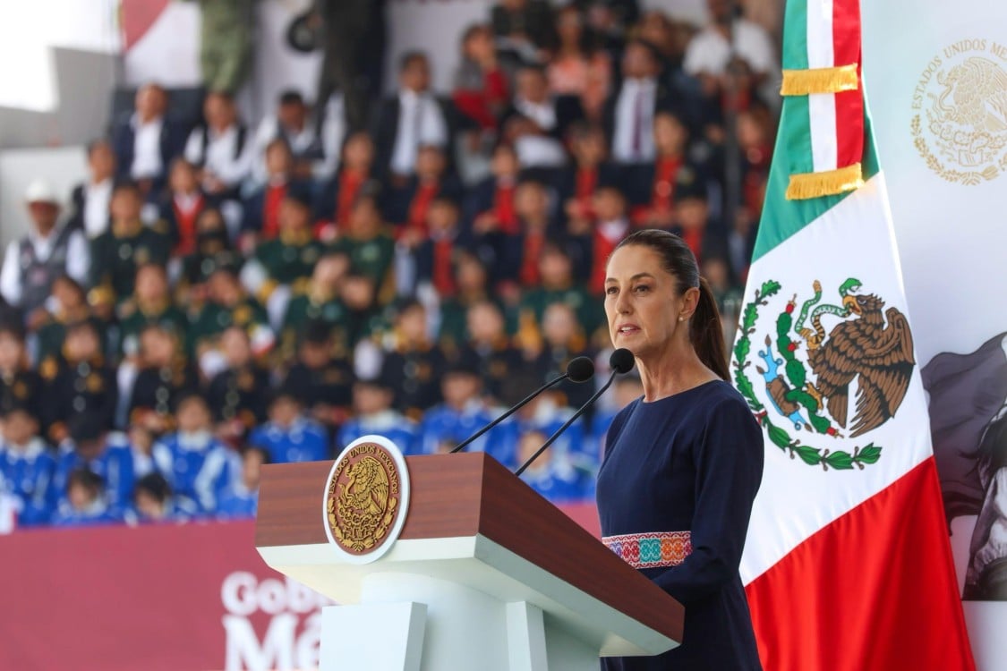 Sheinbaum envía mensaje de soberanía al mundo desde Puebla en su primer acto oficial del 5 de Mayo