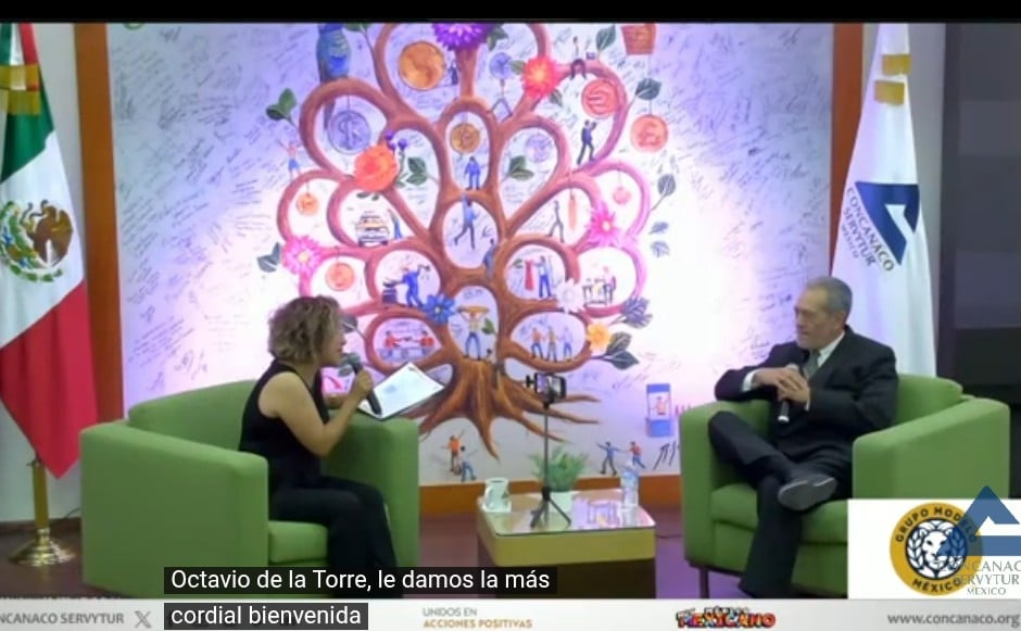 Presenta ante CONCANACO SERVITUR, candidato a magistrado, Jorge Alfredo Clemente sus propuestas para tener un Poder Judicial de excelencia en el país
