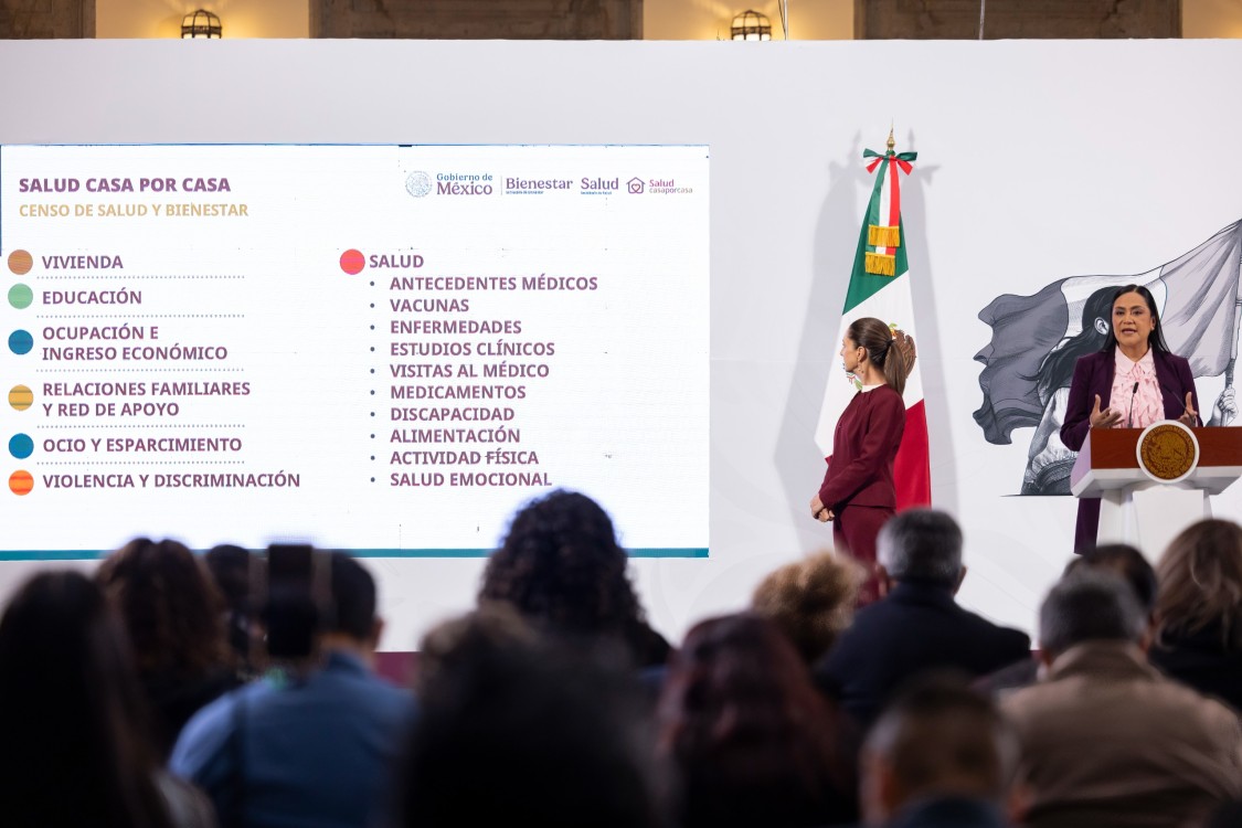 Impulsa Claudia Sheinbaum nuevo modelo de salud preventiva con atención domiciliaria a adultos mayores