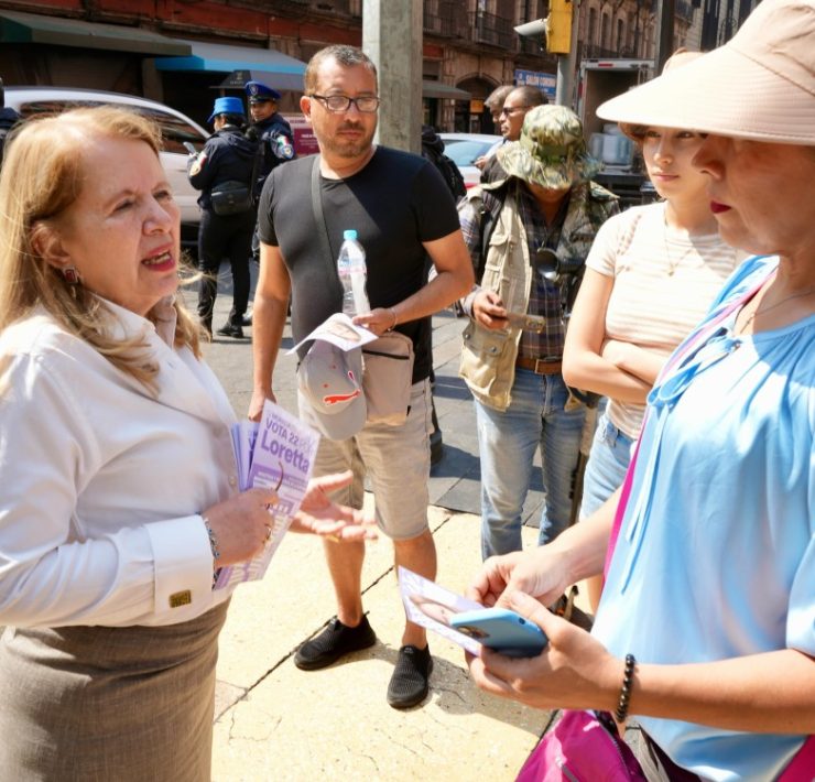 Loretta Ortiz llama a defender el voto como herramienta para democratizar la justicia en México
