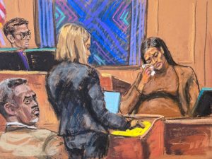 La cantante Cassie Ventura, principal víctima en el juicio por tráfico sexual que enfrenta Sean ‘Diddy’ Combs