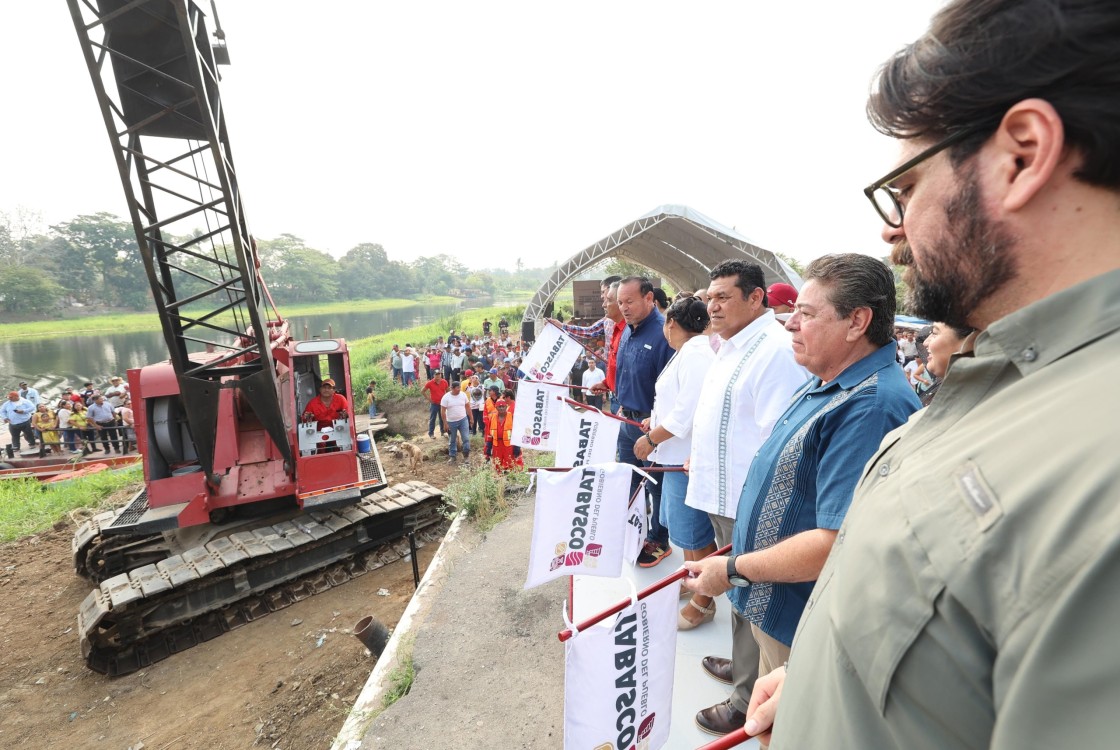 construcción del puente tubular 