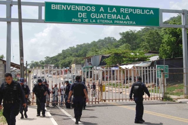 designar zonas de la frontera sur de Estados Unidos