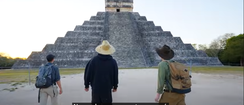 MrBeast explora Chichén Itzá y otros Templos Mayas