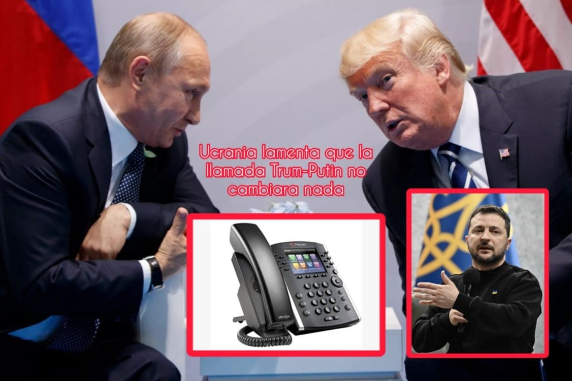 ¿Para qué sirvió? Ucrania lamenta que la llamada Trump-Putin no cambiara nada