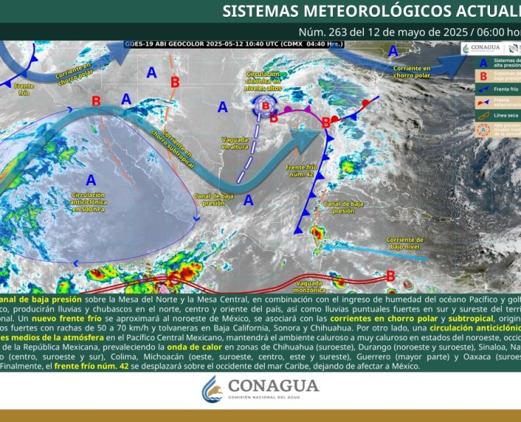 lluvias intensas y calor sofocante amenazan al país este 12 de mayo