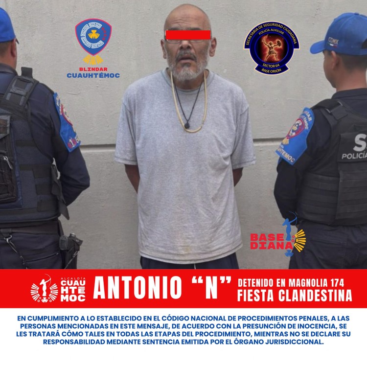 organizador de fiesta clandestina