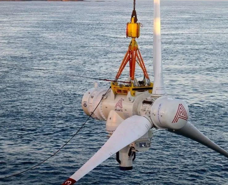 Japón crea una enorme turbina submarina que alimenta de energía a una isla entera