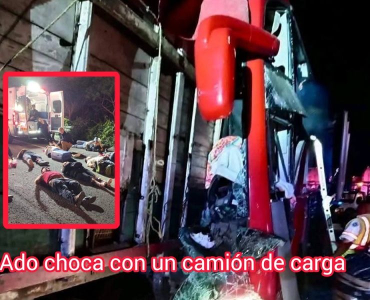 Accidente en Veracruz: 2 muertos y 20 heridos en choque de ADO que salió de Puebla con destino a Mérida