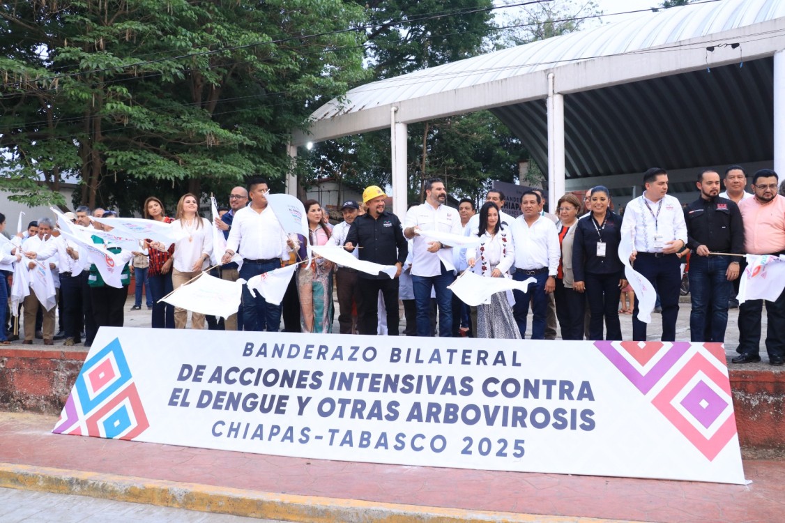 Tabasco y Chiapas activan operativo conjunto contra el dengue