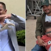 Actor sufre accidente por salvar la vida de su hijo de 2 años