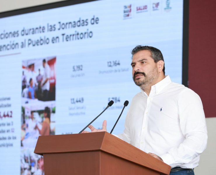 Salud Tabasco realiza más de 66 mil acciones durante Jornadas en Territorio
