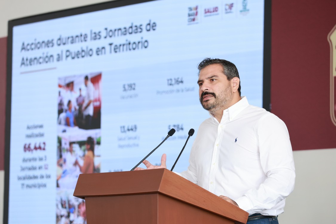 Salud Tabasco realiza más de 66 mil acciones durante Jornadas en Territorio