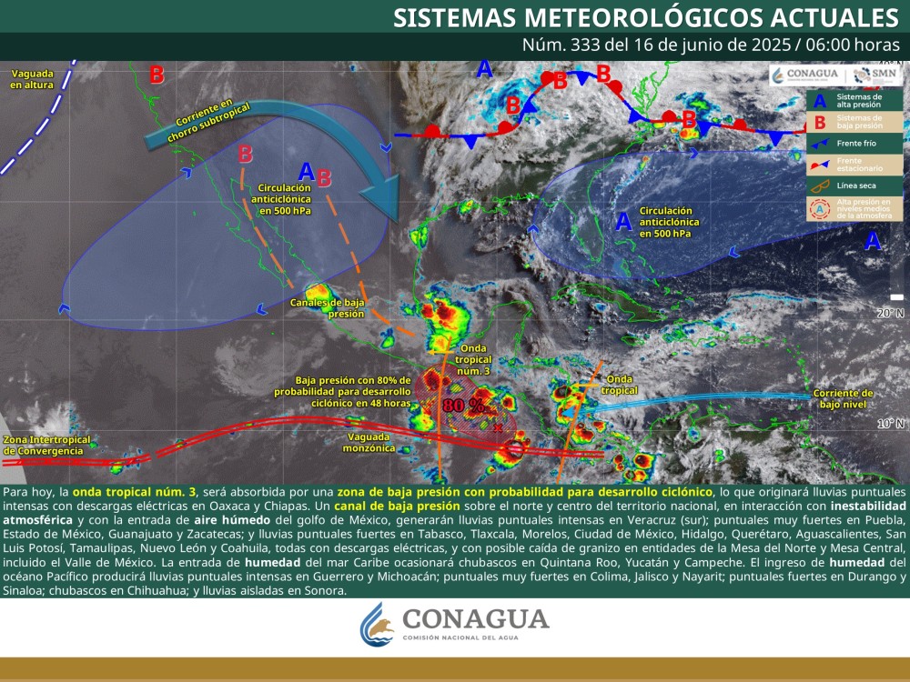 Autoridades llaman a extremar precauciones ante intensas lluvias y altas temperaturas en gran parte del país
