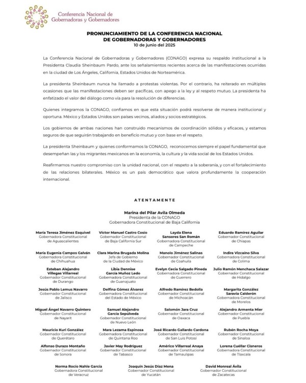Sheinbaum exige a EUA frenar redadas y condena persecución