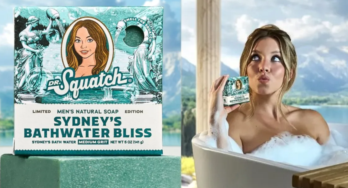 Sydney Sweeney venderá jabón. El jabón se creará usando agua con la que ella se bañó